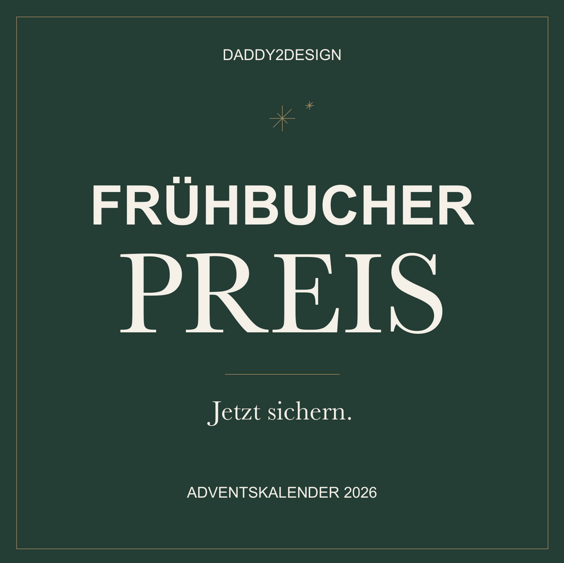 ADVENTSKALDER PLOTT 2026 Der große ADVENTSKALENDER 2026 von Daddy2Design