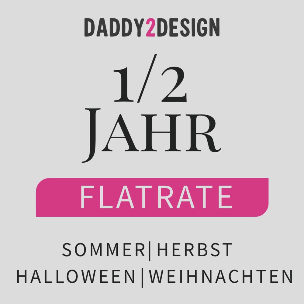 6 Monate Flatrate  HALBES JAHR KOMPLETT Sommer Herbst Halloween UND ADVENT